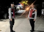 Polisi Hadir di tengah masyarakat, patroli malam Polsek minasatene cegah gangguan kamtibmas
