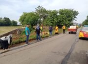 Jumat Bersih, Kapolsek Minasatene Pimpin Kerja Bakti Bersama Pemerintah dan Masyarakat Wujudkan Lingkungan Sehat