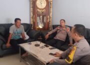 Jalin Silaturahmi, Kapolsek Minasatene Bersama Bhabinkamtibmas Sambang ke Tokoh Masyarakat