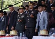 Kapolres Pangkep Bersama Forkopimda Hadiri Upacara Hari Kesaktian Pancasila 2025 di Tribun Citra Mas