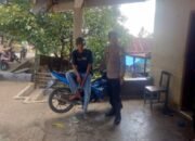 Bhabinkamtibmas Desa Tondongkura Sambang Sekaligus Himbau Warga Terkait Pancaroba