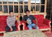 Bhabinkamtibmas Pangkajene Sambangi Warga, Sampaikan Imbauan Kamtibmas Jelang Hajatan