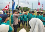 Kapolsek Minasatene Berikan Arahan kepada Panitia Lomba Cross Taksi Gabah di Desa Panaikang