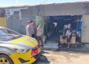 Patroli serta sambang warga Pasar Sentral Pangkajene guna memastikan situasi kamtibmas tetap Kondusif.