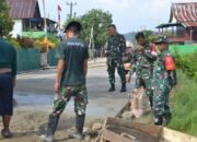 DANDIM 1421/PANGKEP TERJUN LANGSUNG MELAKSANAKAN PENGECEKAN PROGRES PENGERJAAN TMMD KE-126