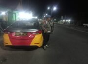 Cegah Gangguan Kamtibmas Malam Hari, Personil Polsek Mandalle Intensifkan Patroli Blue Ligh