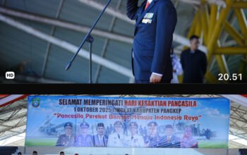 Bupati Pangkep Pimpin Upacara Hari Kesaktian Pancasila 2025, Ajak Generasi Muda Amalkan Nilai-Nilai Pancasila