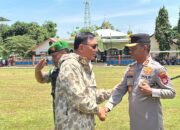 Kapolres Pangkep Sambut Kunjungan Menteri Pertahanan RI dalam Rangka Silaturahmi ke Kediaman Almarhum Lettu Inf. Fauzy Ahmad Sulkarnaïn