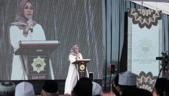 Bupati Barru Andi Ina Resmikan Masjid Baiturrahman Haji Lawe Zamzam Center, Ikon Wisata Religi Baru di Barru