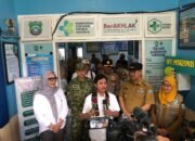 Dandim 1421/Pangkep Dampingi Kunjungan Kerja Wakil Menteri Kesehatan RI di Pulau Sabutung