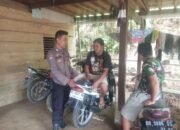 Antisipasi Pencurian Nataru dan Waspada Bencana Musim Hujan, Bhabinkamtibmas Bulu Tellue Sambangi Warga