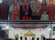 Kapolres Pangkep Tinjau Kesiapan Pengamanan Malam Natal di Gereja GKSS Barabatu