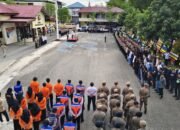 Polres Pangkep Gelar Apel Bersama Pengamanan Perayaan Natal 2025 dan Malam Pergantian Tahun Baru 2026, 378 Personel Gabungan Dikerahkan