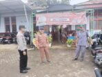 Patroli Kanit Samapta Polsek Pangkajene di SMAN 1 Pangkajene