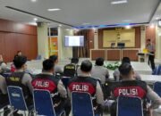 Kasi Hukum Polres Pangkep Sosialisasikan Perkap Pengendalian Massa dan Penyampaian Pendapat di Muka Umum