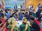 Bhabinkamtibmas Polsek Pangkajene Hadiri dan Amankan Giat Nikah Massal GAS di Rujab Bupati Pangkep