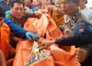 Polres Pangkep Lakukan Evakuasi Jenazah Korban Laka Laut di Perairan Pulau Podang-Podang