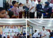Baznas dan Pemkab Pangkep Salurkan Bantuan Sepatu dan Tas Sekolah kepada Ribuan Siswa SD–SMP