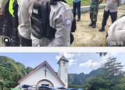 Kapolsek Balocci Pimpin Apel Pengecekan Pengamanan Ibadah Natal di Gereja POUK Tonasa I