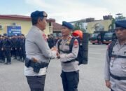 Kapolda Sulsel Pimpin Apel Pemberangkatan 100 Personel Satbrimob BKO ke Aceh untuk Tugas Kemanusiaan