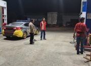 Anggota Polsek Ma’rang Rutin Patroli Malam Hari di SPBU Laikang, Cegah Gangguan Kamtibmas