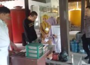 Polsek Pangkajene Bersama Nakes Sosialisasikan SK Bupati Terkait Higiene Depot Air Minum