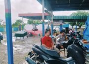 Bhabinkamtibmas Polsek Pangkajene Sambangi Warga, Sampaikan Pesan Kamtibmas di SPBN Mappasaile