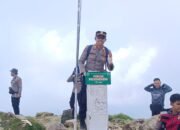 Seksi Humas Polres Pangkep Berpartisipasi Aktif Dalam Kegiatan Pembersihan Gunung Bulusaraung Bersama Tim ATR