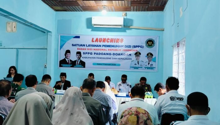 Launching SPPG Padoang Doangan, Siap Sukseskan Program MBG Presiden Prabowo