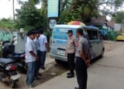 Patroli Kanit Samapta Polsek Pangkajene guna menghimbau warga agar bersama sama memelihara kamtibmas