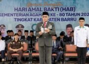 Wakil Bupati Barru Pimpin Upacara HAB ke-80 Kemenag, Tekankan Kerukunan dan Sinergi Bangsa