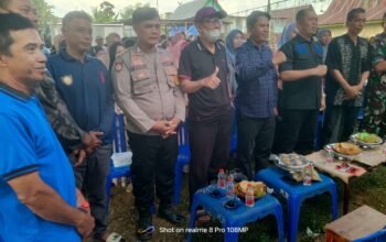 Bhabinkamtibmas Kelurahan Bonto-Bonto Hadiri Reses Ketua Fraksi NasDem DPRD Sulsel di Ma’rang