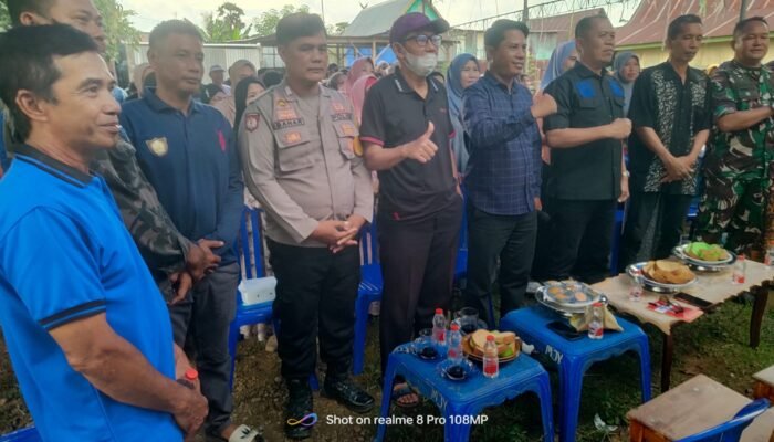 Bhabinkamtibmas Kelurahan Bonto-Bonto Hadiri Reses Ketua Fraksi NasDem DPRD Sulsel di Ma’rang