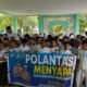 Polantas Menyapa, Satlantas Polres Pangkep Edukasi Pelajar SMP 1 Tonasa dalam Ops Keselamatan Pallawa 2026