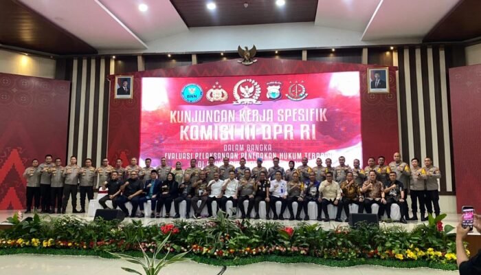 Kapolres Pangkep Ikuti Kunjungan Kerja Spesifik Komisi III DPR RI, Evaluasi Penegakan Hukum Terpadu di Sulsel