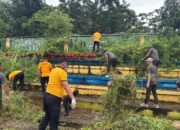 Polres Pangkep Gelar Aksi Bersih Lingkungan Serentak, Tindak Lanjuti Instruksi Presiden RI