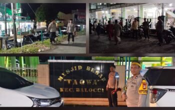 Polres Pangkep Pastikan Ibadah Ramadan Aman dan Nyaman, Personel Siaga Amankan Shalat Isya dan Tarawih