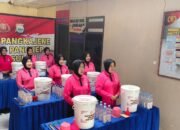 Bhayangkari Ranting Polsek Pangkajene Gelar Panen Ecoenzyme Serentak.