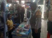 Bhabinkamtibmas Polsek Ma’rang Intensifkan Patroli di Pasar Bonto-Bonto, Aktivitas Warga Meningkat Jelang Ramadan