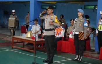 POLRES PANGKEP GELAR APEL OJOL KAMTIBMAS MAPPATABE, PERKUAT SINERGI WUJUDKAN KAMTIBMAS KONDUSIF