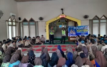Satlantas Polres Pangkep Gelar Edukasi “Polantas Menyapa” di SMA Negeri 2 Pangkep