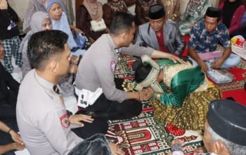 Dari Musibah Menjadi Berkah, Mushalla Polres Pangkep Jadi Saksi Pernikahan Sopir Kontainer Muda