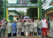 Milad Immim putri Pangkep ke 51, Bhabinkamtibmas Hadiri Kegiatan Jalan Santai Bersama Santri dan Guru Pembina