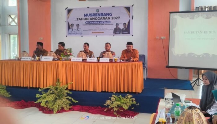 Dukung Pembangunan Berkelanjutan, Kapolsek Ma’rang Hadiri Musrenbang Kecamatan Tahun Anggaran 2027