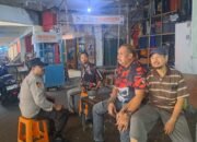 Bhabinkamtibmas Kelurahan Mappasaile Kontrol Pasar Sentral Pangkajene, Sampaikan Pesan Kamtibmas