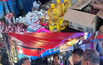 Satgas Saber Pangkep Pantau Harga dan Ketersediaan Bahan Pokok di Pasar Sentral Pangkajene