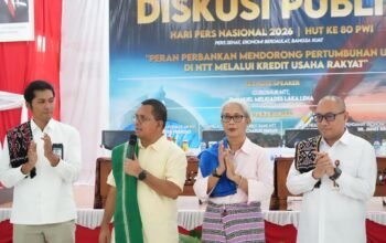 Hadir di Diskusi Publik HPN 2026, Gubernur Melki Dorong Perbankan Perkuat Akses KUR untuk UMKM NTT