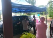 Kunjungan Kapolres Pangkep di Polsek Minasatene dalam rangka Jumat Barakka