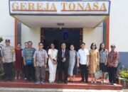 Wujud Pelayanan Masyarakat, Bhabinkamtibmas Kelurahan Tonasa, Amankan Kegiatan Ibadah Raya IKKRIS.