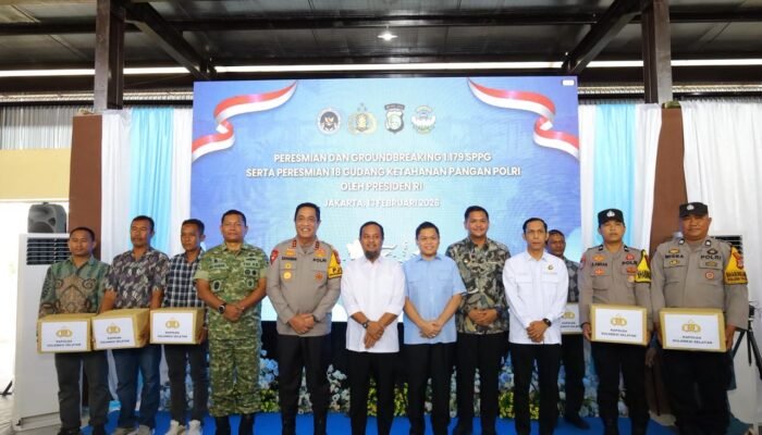 Peresmian dan Groundbreaking SPPG Polri serta Gudang Ketahanan Pangan Polri, Kapolda Sulsel Ikuti Secara Virtual dari Bantaeng